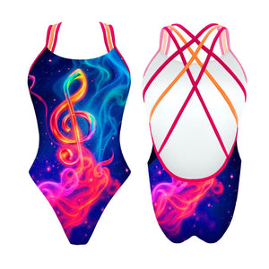 Turbo Women's Artistic Swim Suit F016 Lycra