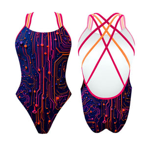 Turbo Women's Artistic Swim Suit F017 Lycra