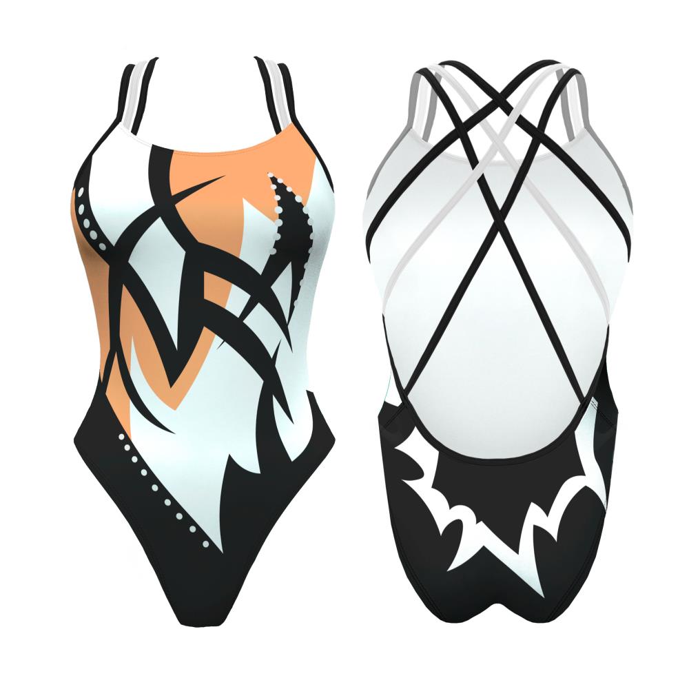 Turbo Women's Artistic Swim Suit F021 Lycra