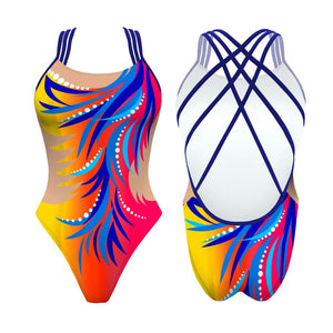 Turbo Women's Artistic Swim Suit F025 Lycra
