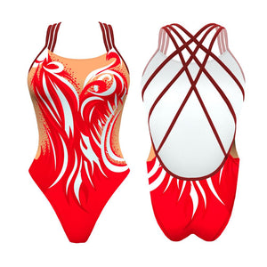 Turbo Women's Artistic Swim Suit F031 Lycra
