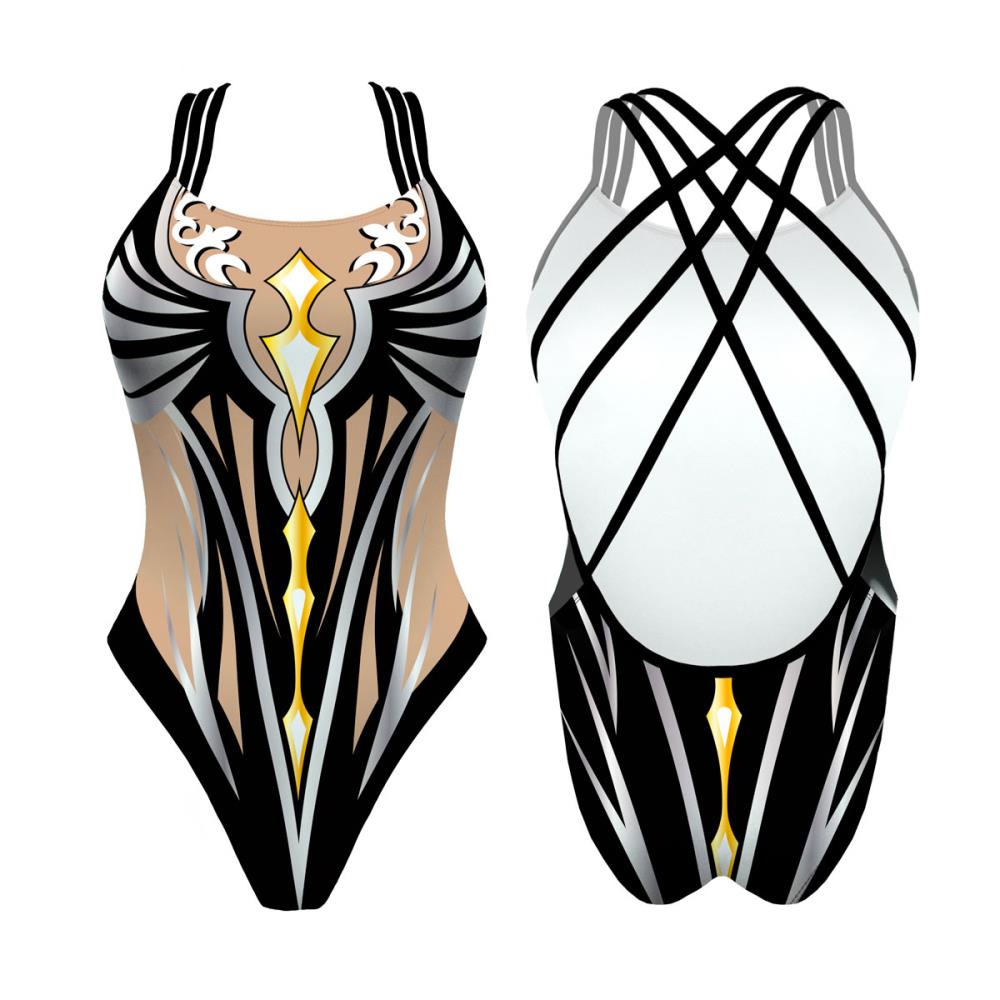 Turbo Women's Artistic Swim Suit F035 Lycra