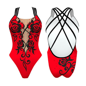 Turbo Women's Artistic Swim Suit F038 Lycra
