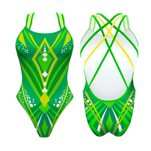 Turbo Women's Artistic Swim Suit F040 Lycra