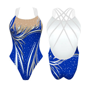 Turbo Women's Artistic Swim Suit F045 Lycra
