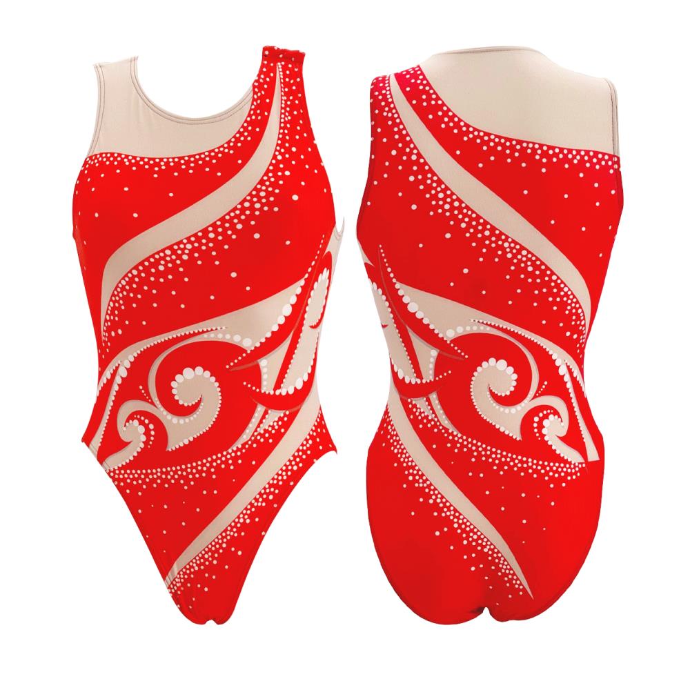 Turbo Women's Artistic Swim Suit H004 Lycra