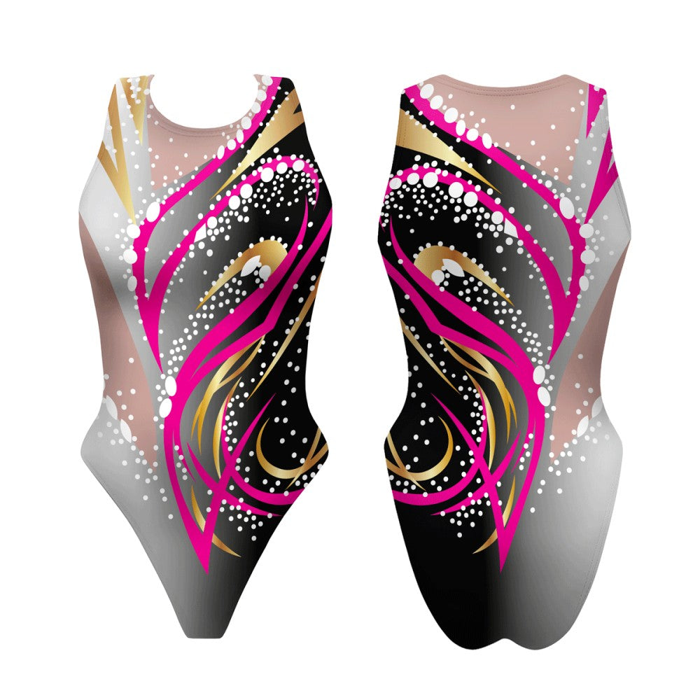 Turbo Women's Artistic Swim Suit H005 Lycra