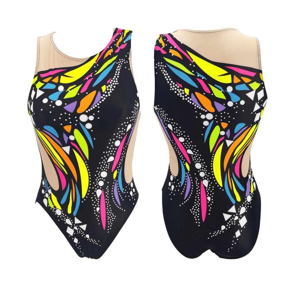 Turbo Women's Artistic Swim Suit H009 Lycra