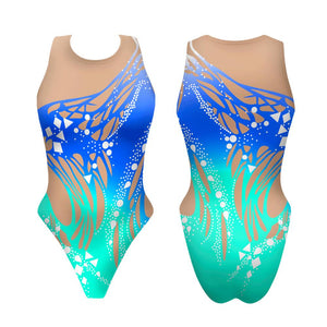 Turbo Women's Artistic Swim Suit H013 Lycra