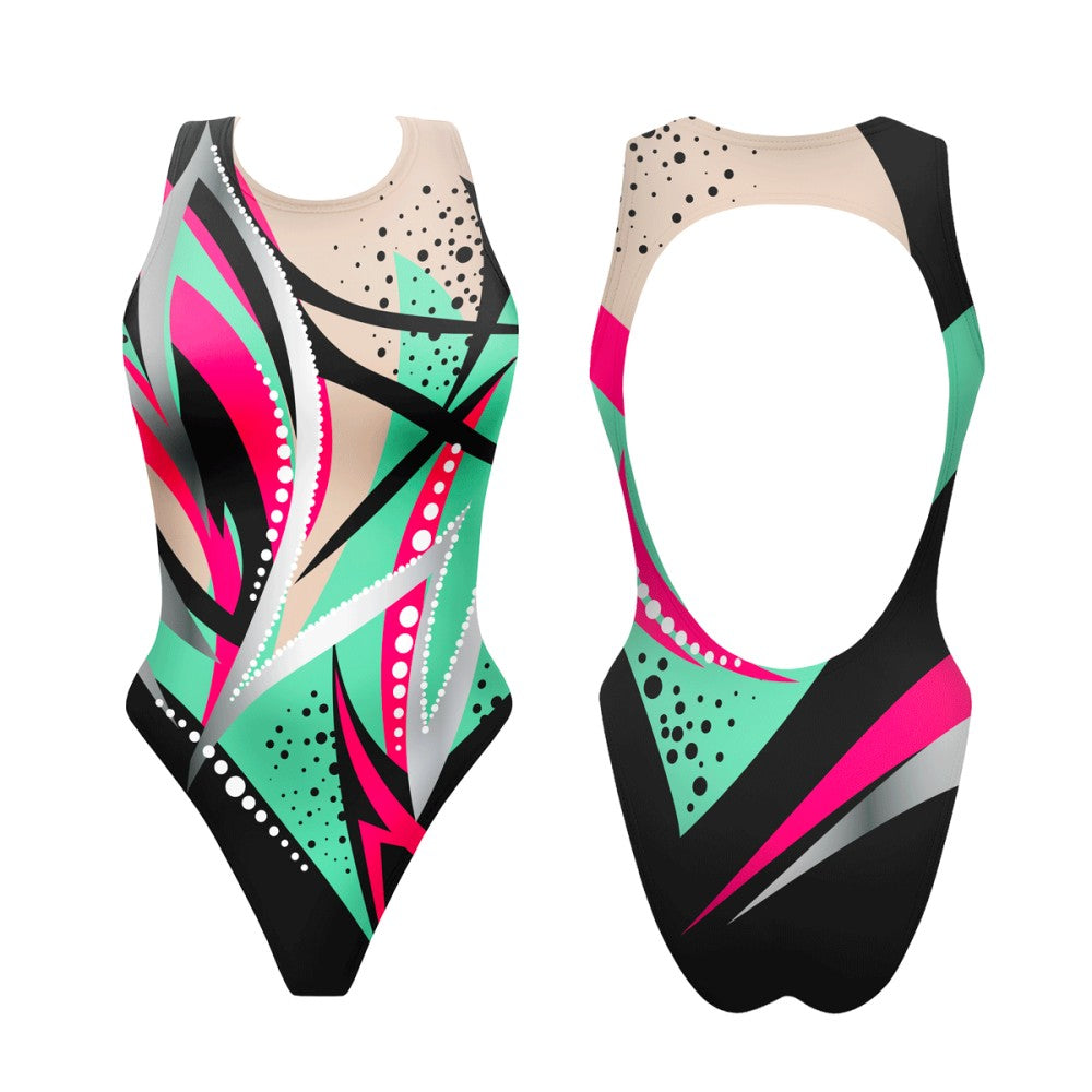 Turbo Women's Artistic Swim Suit Hy001 Lycra