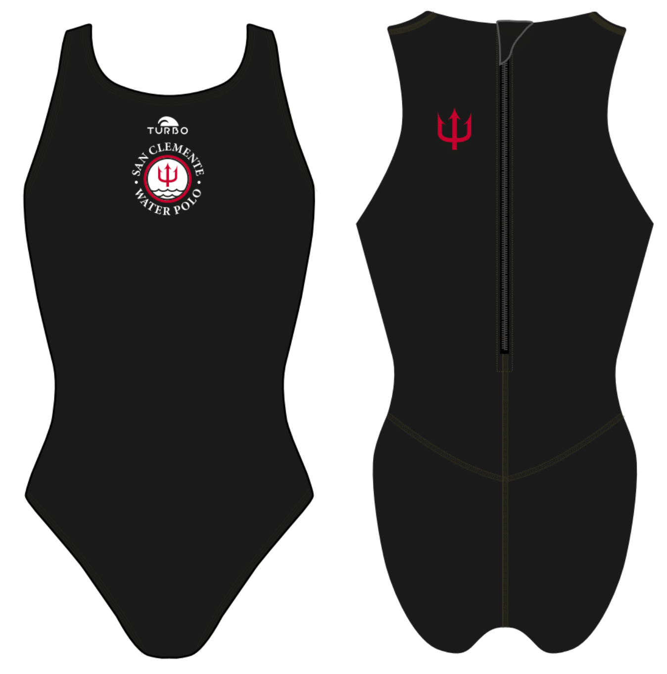 San Clemente TURBO Women's Comfort Pro Water Polo Swimsuit
