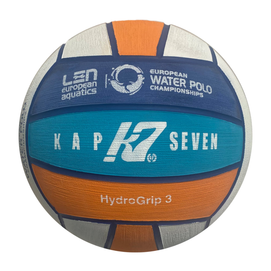 KAP7 2024 LEN Euro Champs Water Polo Ball Size 3 KAP7 International