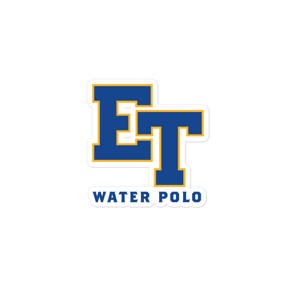 El Toro HS Water Polo Team Store Bubble-free stickers