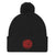K7 Red Surf Logo Pom-Pom Beanie