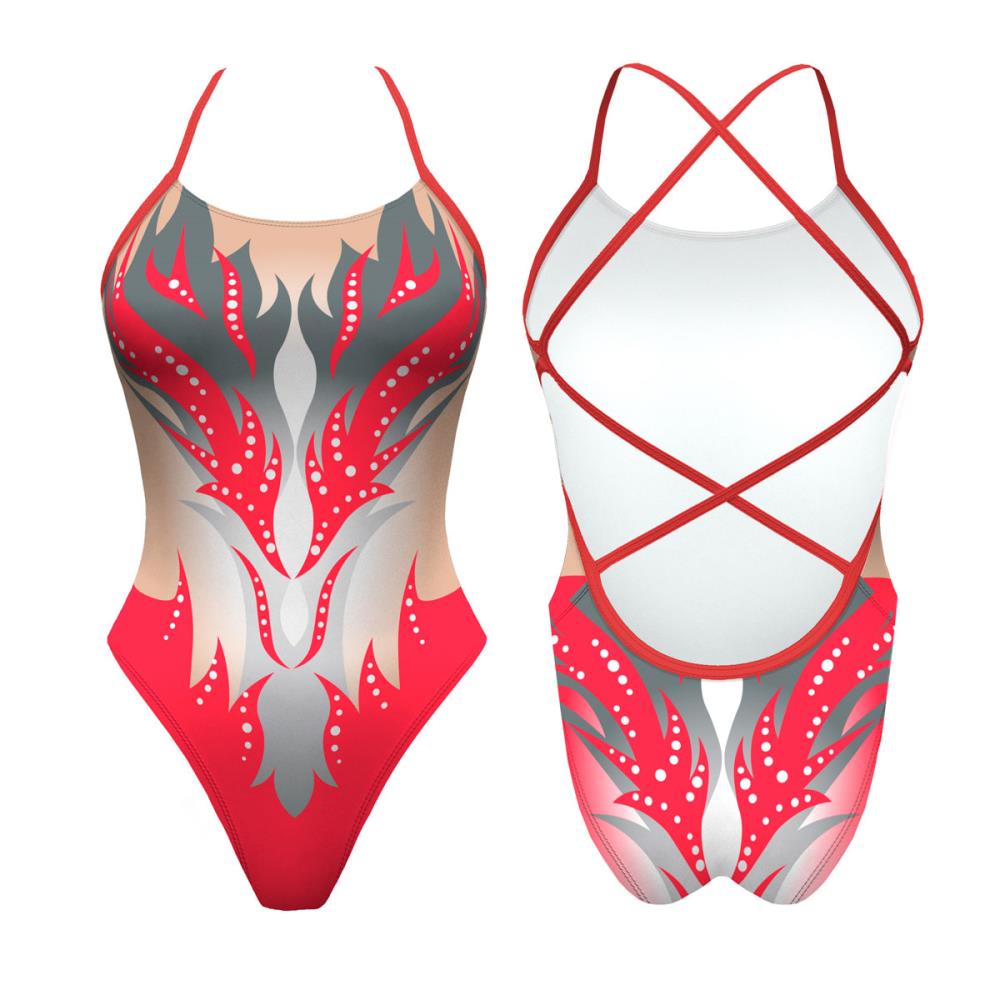 Turbo Women's Artistic Swim Suit S001 Lycra