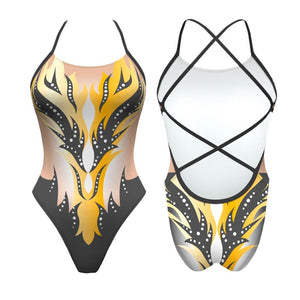 Turbo Women's Artistic Swim Suit S001 Lycra