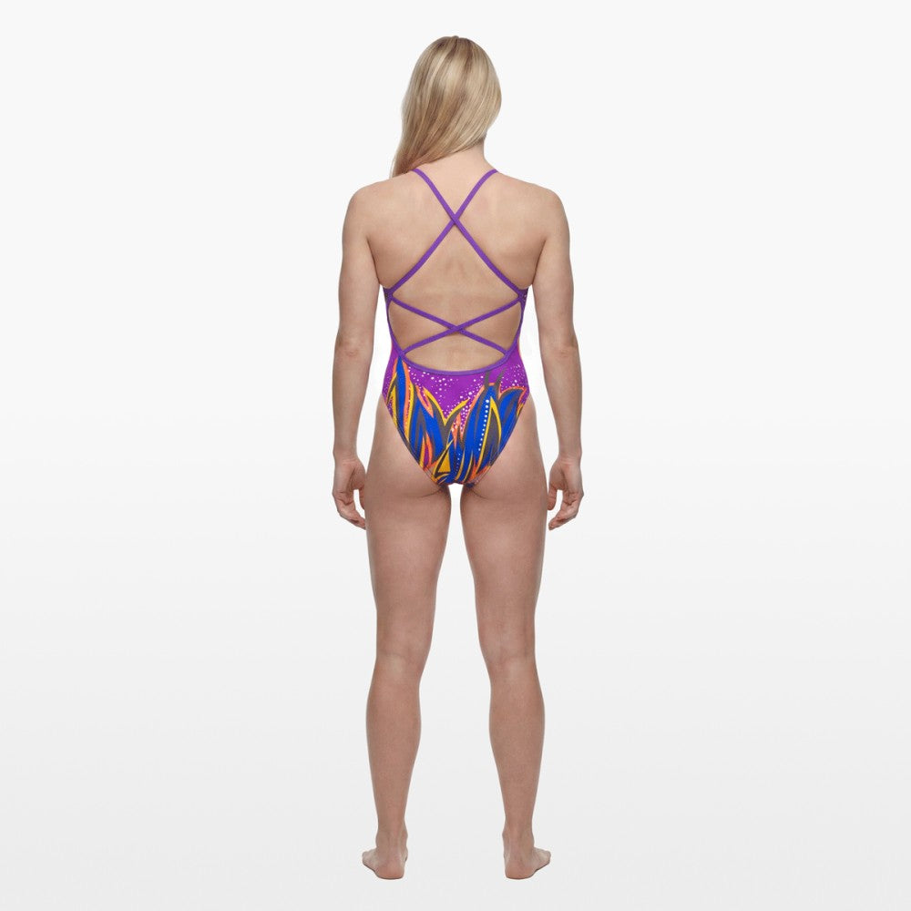 Turbo Women's Artistic Swim Suit S002 Lycra