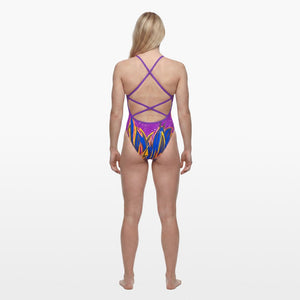 Turbo Women's Artistic Swim Suit S002 Lycra