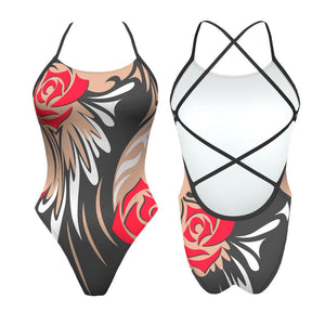 Turbo Women's Artistic Swim Suit S004 Lycra