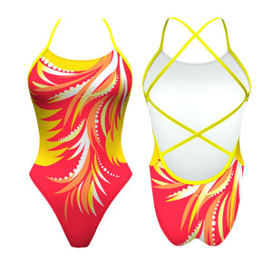 Turbo Women's Artistic Swim Suit S005 Lycra
