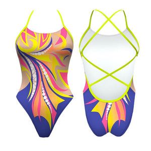 Turbo Women's Artistic Swim Suit S009 Lycra