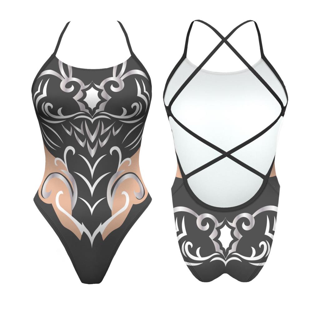 Turbo Women's Artistic Swim Suit S010 Lycra