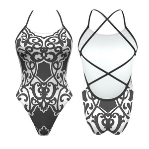 Turbo Women's Artistic Swim Suit S013 Lycra