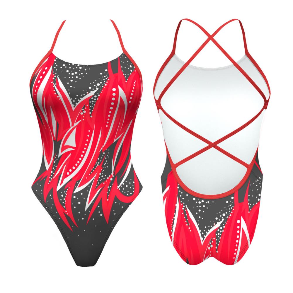 Turbo Women's Artistic Swim Suit S015 Lycra