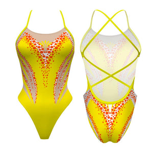 Turbo Women's Artistic Swim Suit S030 Lycra