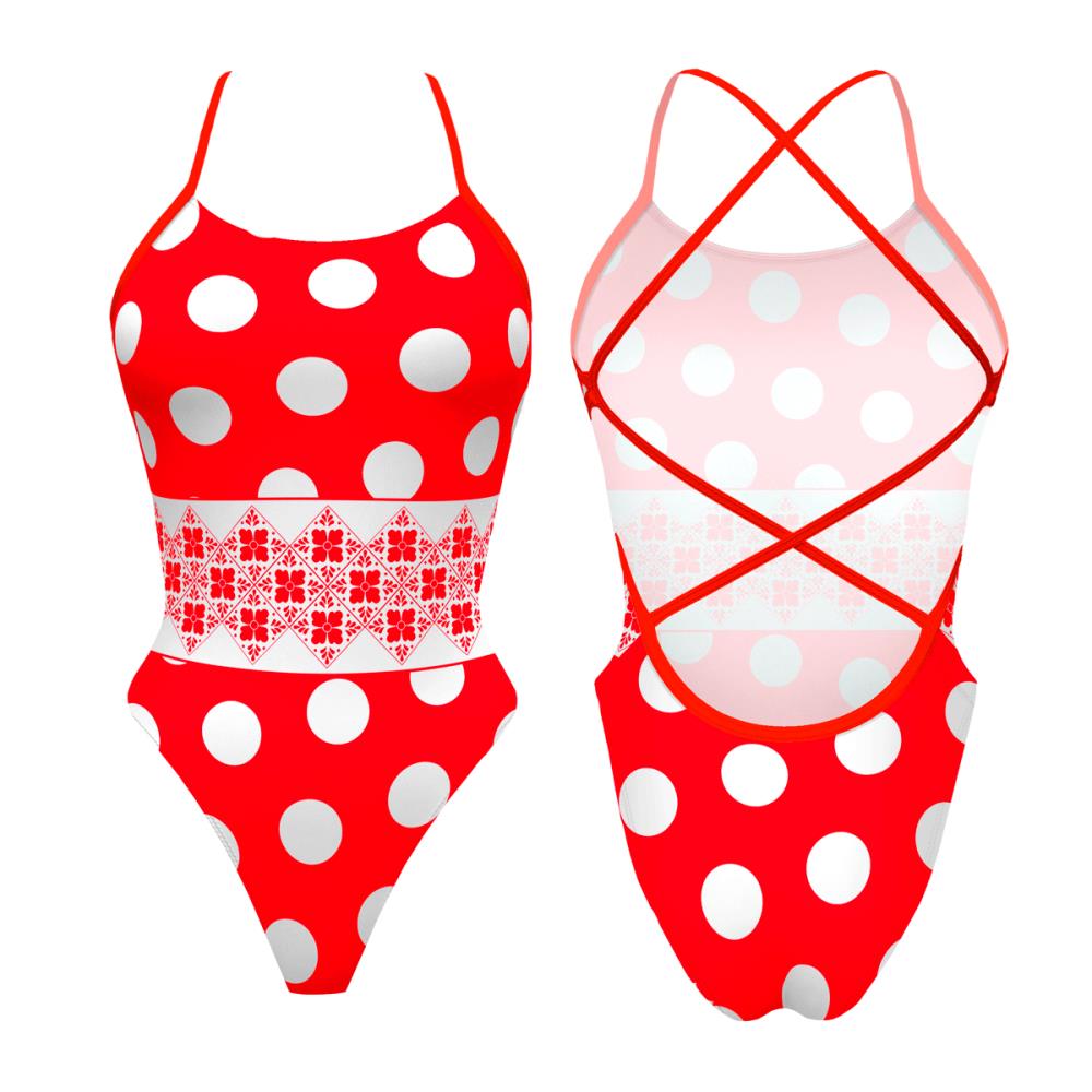 Turbo Women's Artistic Swim Suit S037 Lycra