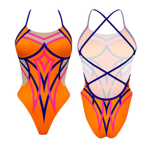 Turbo Women's Artistic Swim Suit S039 Lycra