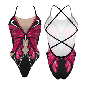 Turbo Women's Artistic Swim Suit S041 Lycra