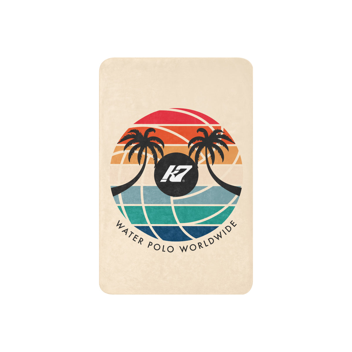 Kap7 Sunset Sherpa blanket