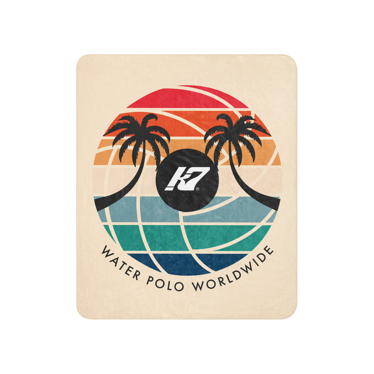 Kap7 Sunset Sherpa blanket