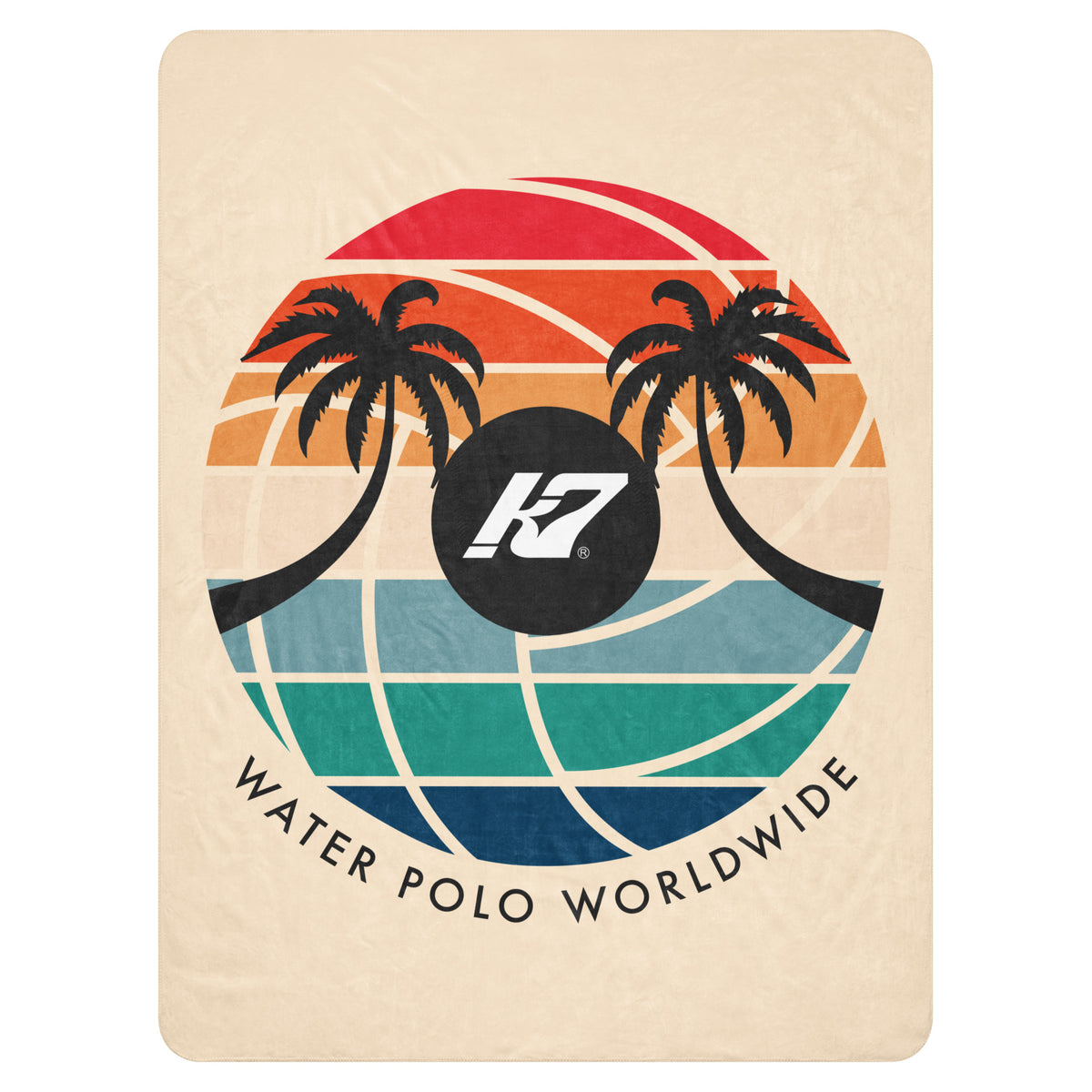 Kap7 Sunset Sherpa blanket