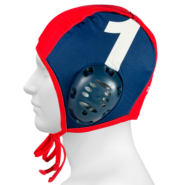 KAP7 Padded Goalie Water Polo Cap- Tuff Cap XRD- Navy - KAP7
