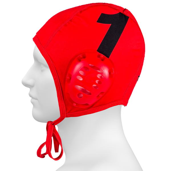 KAP7 Padded Goalie Water Polo Cap- Tuff Cap XRD- Red - KAP7