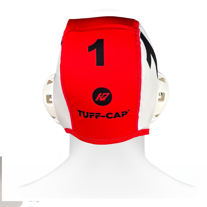 KAP7 Padded Goalie Water Polo Cap- Tuff Cap XRD- White