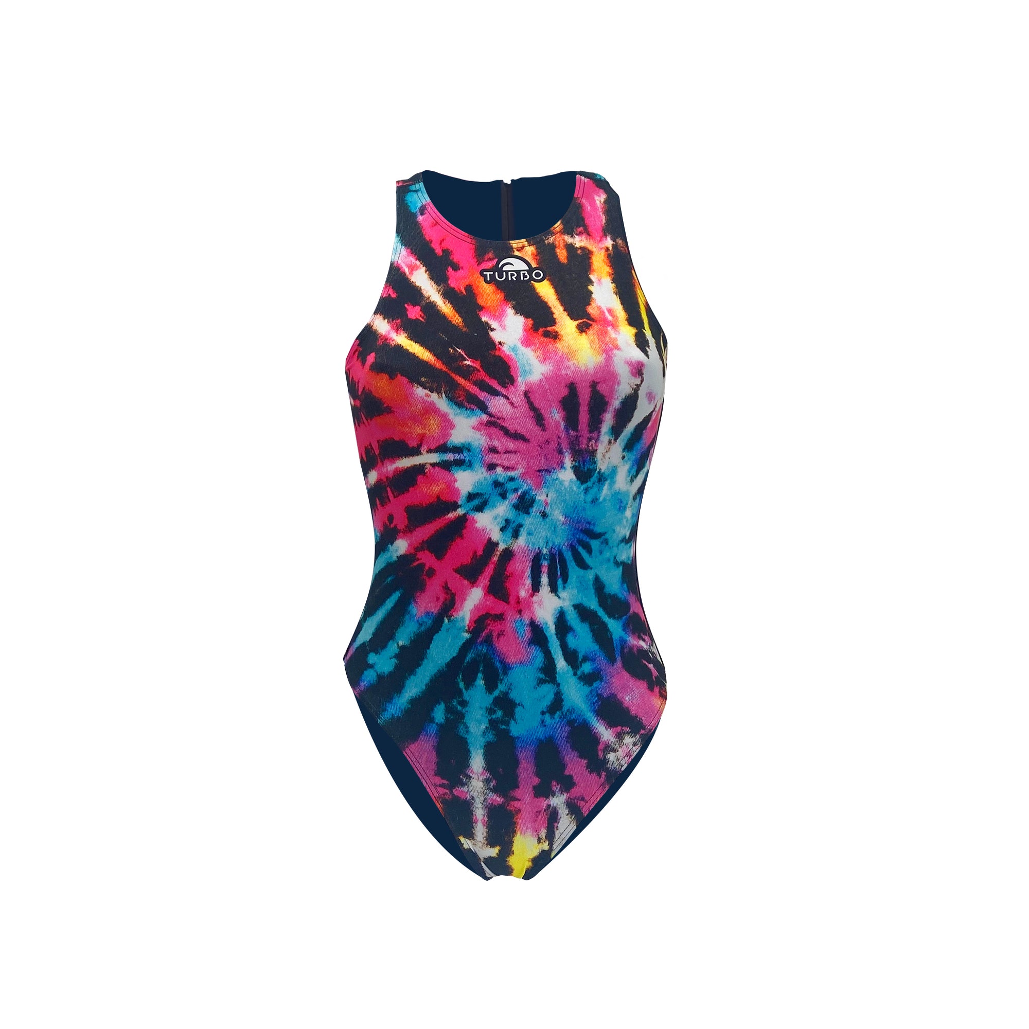 Women's Water Polo Suit- Tie Dye Rainbow Bador
