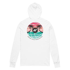 Kap7 Pink Sunset Hooded LS