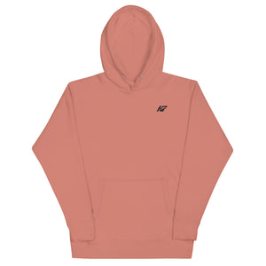 Kap7 Pink Sunset Logo Unisex Hoodie- Multiple color options