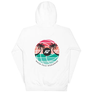 Kap7 Pink Sunset Logo Unisex Hoodie- Multiple color options