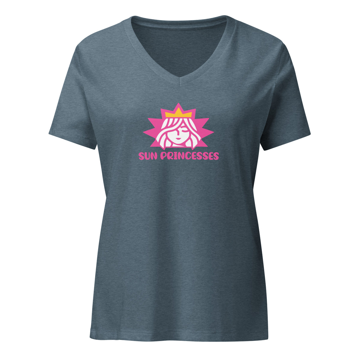 Sun Princess V-neck t-shirt
