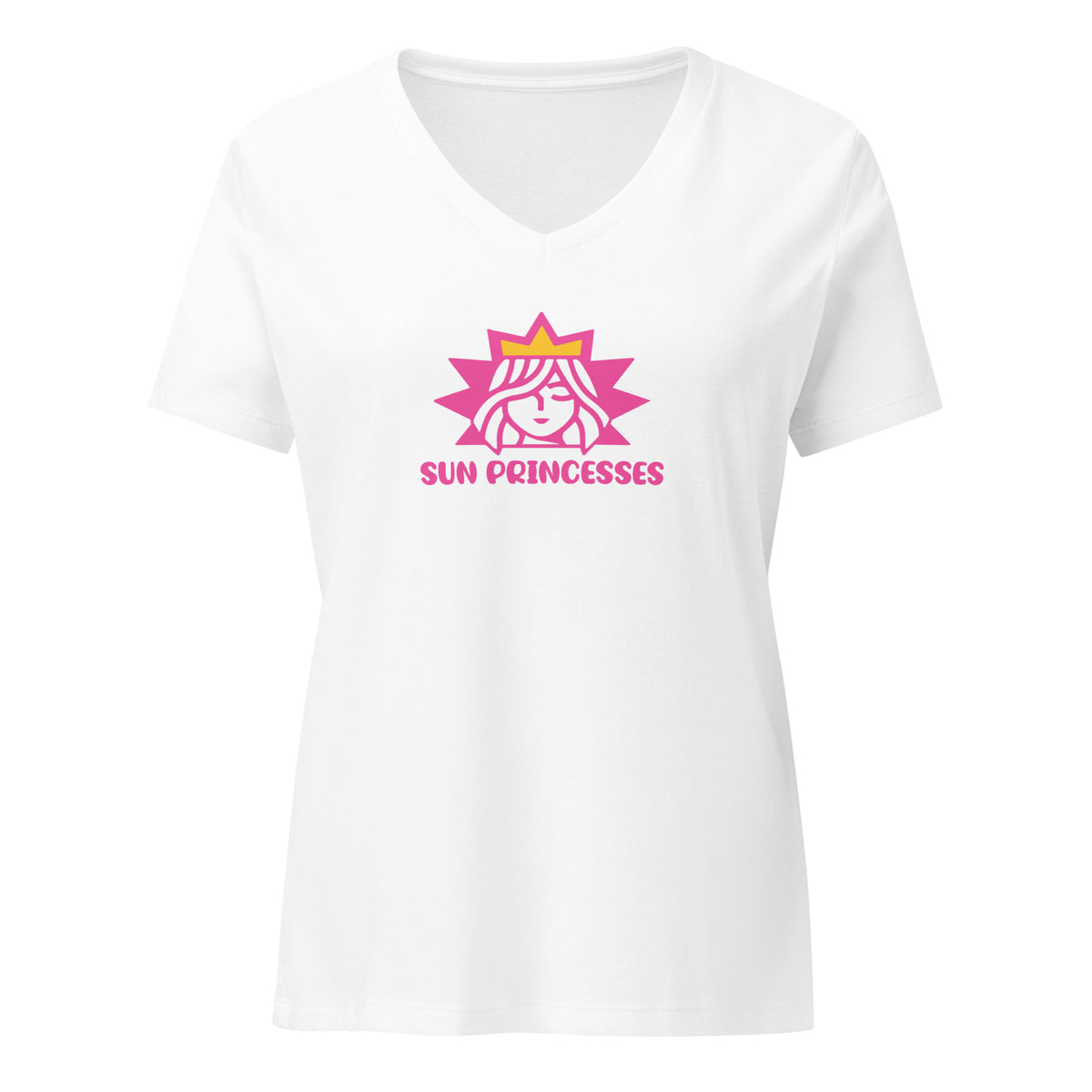 Sun Princess V-neck t-shirt