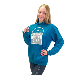 KAP7 Water Polo Life Arch Teal Unisex Hoodie Hoodie KAP7 International 