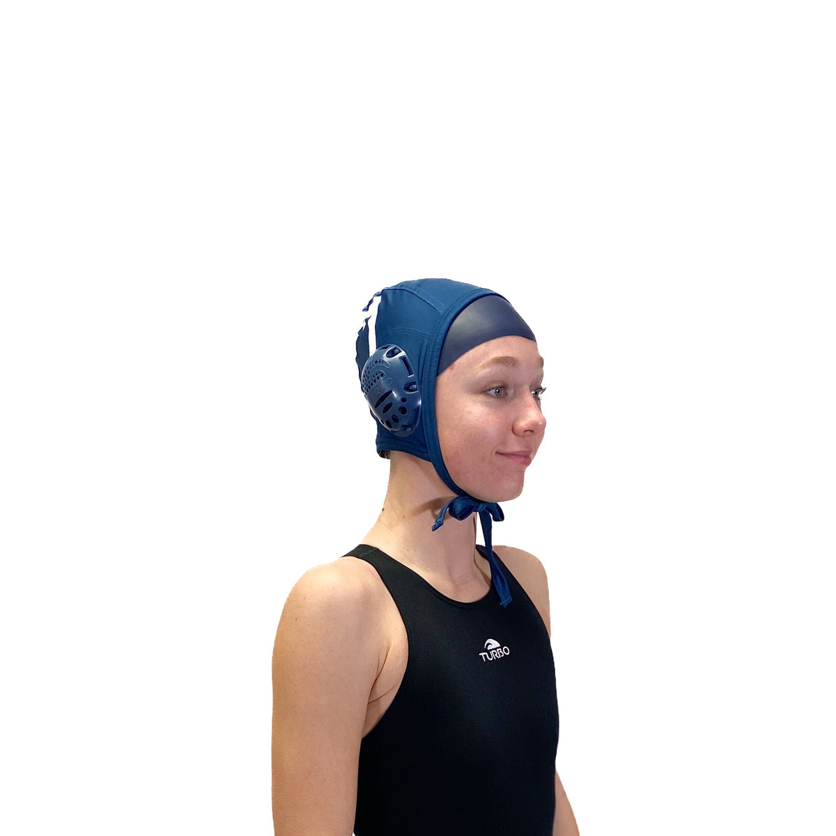 Turbo Standard Water Polo Cap Set with 3 Numbers - Navy TURBO 