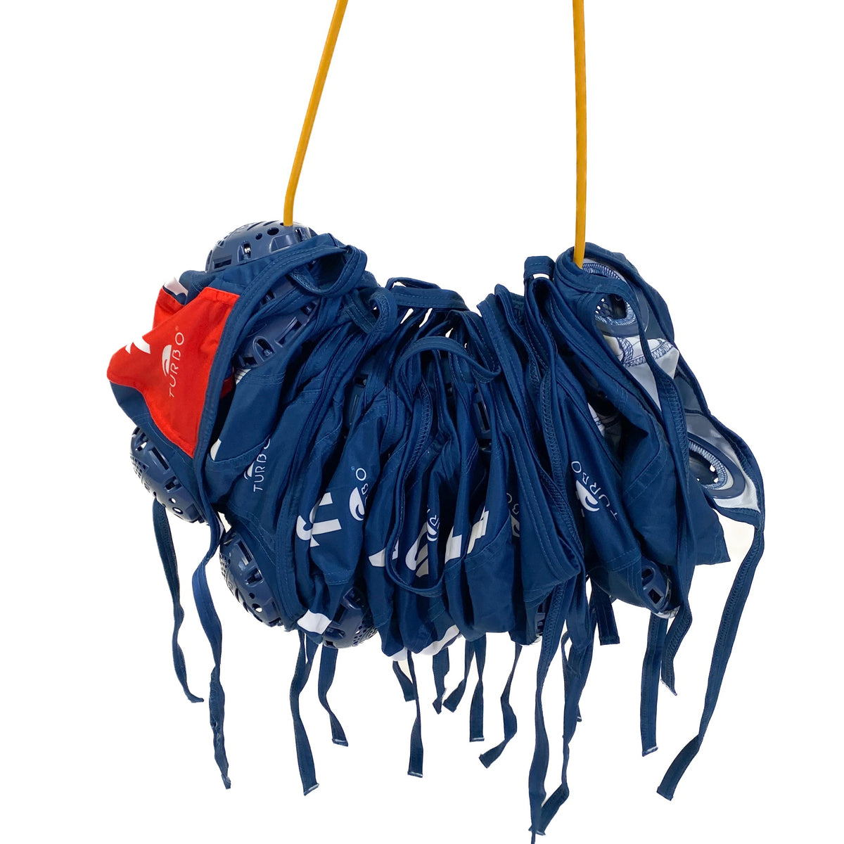 Turbo Standard Water Polo Cap Set with 3 Numbers - Navy TURBO 