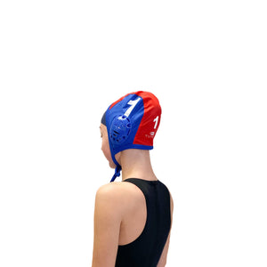 Turbo Standard Water Polo Cap Set with 3 Numbers - Royal TURBO 