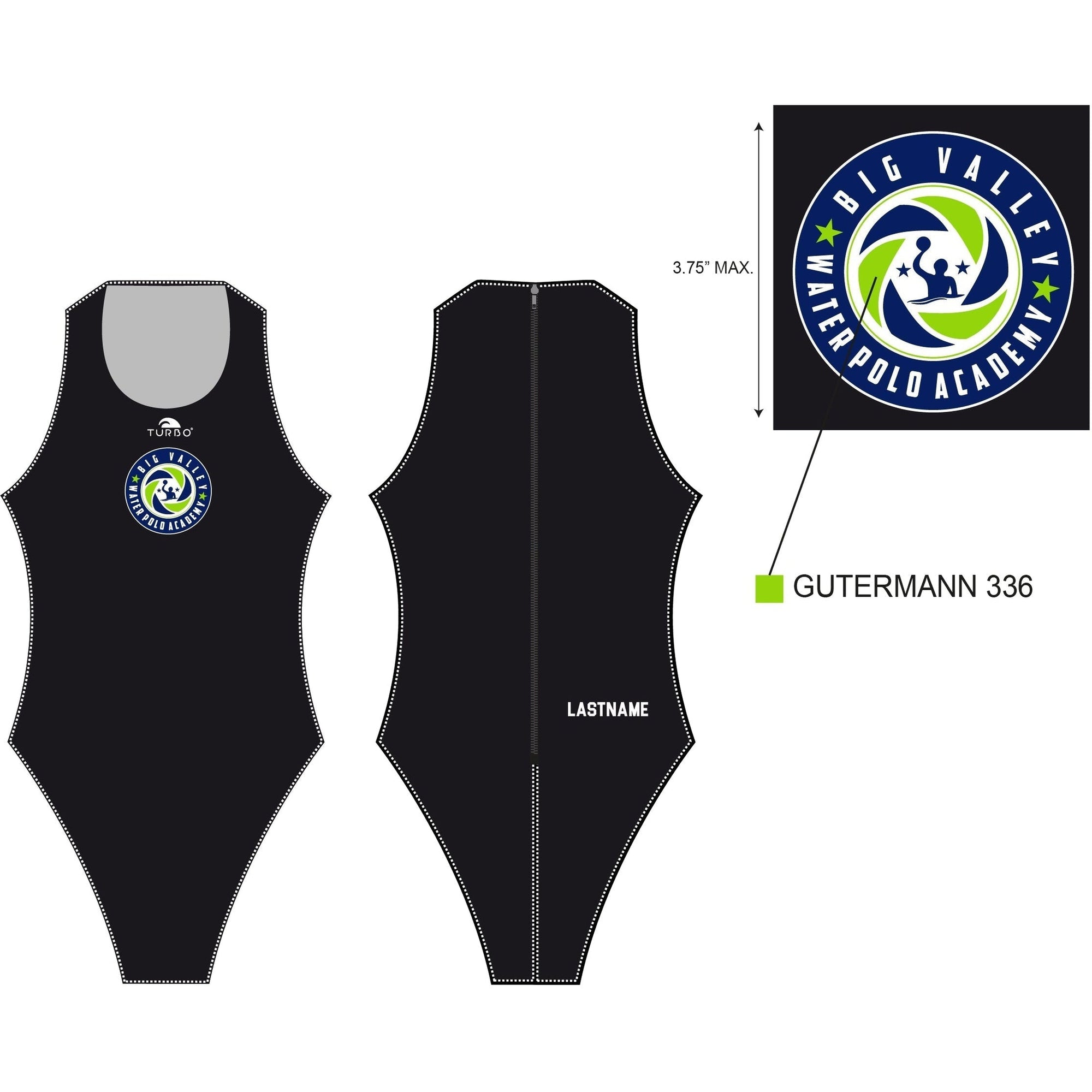 Big Valley WPA Team Store - Girls Comfort Suit - with Last Name Suits KAP7 International 