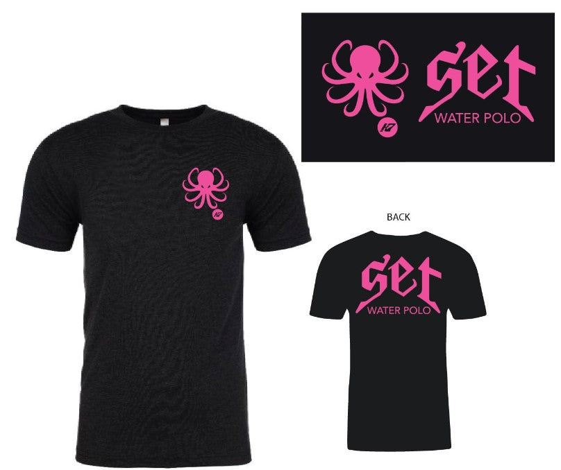 SET Water Polo Shirt- Black